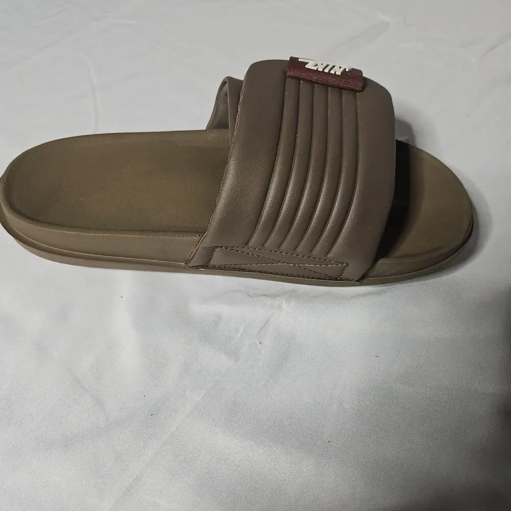 Nike Offcourt Adjust Slides DQ9624-005 Ironstone Men's Sandals Size 8 Brown